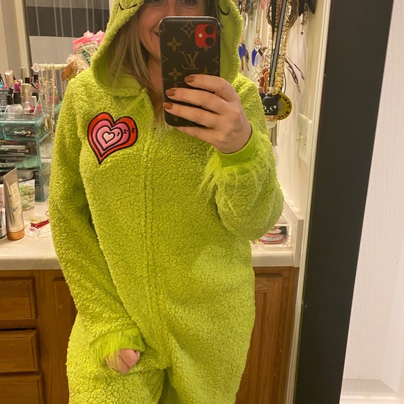 Pants - Grinch onesie